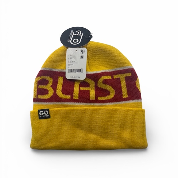 Free People Accessories - Free people Airblaster Go Medium Beanie in the "Yolo" colorway yellow,red, OS